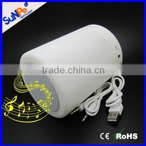Round/Cylinder 2016 Hot Sale Product RoHs Mini Bluetooth Speaker With Subwoofer and Light thumbnail-1