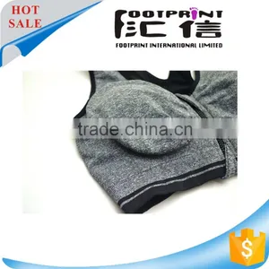 Fitness Ladies H-shaped Sports Zipper Bra Underwear Wholesale thumbnail-5