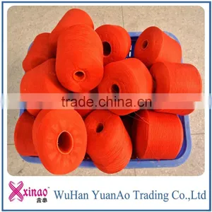 Colorful Virgin Polyester Ring Spun Bright Yarn Paper Cone thumbnail-1