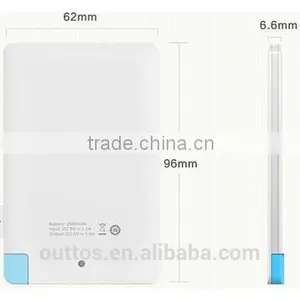 OEM/ODM Promotional Gift Credit Card Style Portable Lithium Polymer Power Banks thumbnail-2