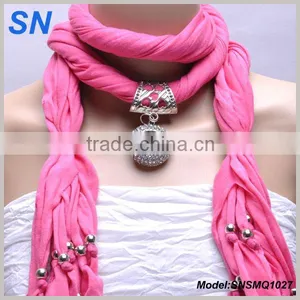 Cross Pendant Charm Jewelry Slide Scarf thumbnail-1
