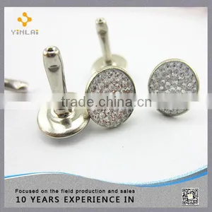 12mm Clear Crystal Rhinestone Rivet For Leather thumbnail-1