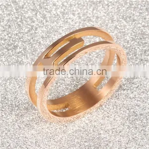 2016 Latest Fashion Ip Plated Gold Ring With Good Quality thumbnail-4