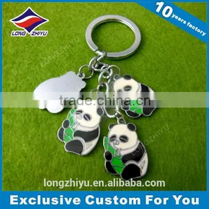 Enamel Colored Key Cartoon Keychain With Your Own Design thumbnail-1