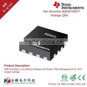 Genuine Original BQ24075RGTT QFN BQ24075 USB Battery Management thumbnail-1