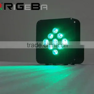 RIGEBA NEW HOT SELLING 9*10W RGB 3 IN 1 Wireless Battery Led Flat Par Can thumbnail-4