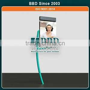 Outdoor Advertising Cheap Led Light Aluminum Rectangle Signboard thumbnail-2