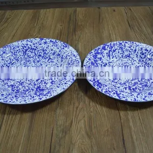 9088 Big Deep Plate With Speckle thumbnail-5