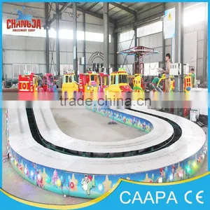 C&Q Amusement Rides, Exciting!! Entertainment Equipment Amusement Park Children Climbing Car Games Kiddie Train Rides thumbnail-5
