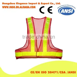 Reflective Mesh Vest With PVC Reflective Tape EN20471 thumbnail-3