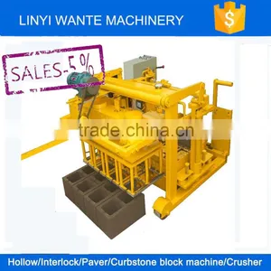 QT40-3 Manual Hand Press Brick Making Machine,manual Vibrating Concrete Block Machine thumbnail-1