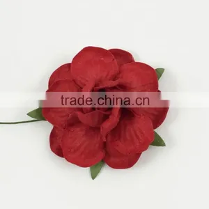 RED, Large Handmade Mulberry Paper Flower, Wedding Party, Scrap-booking Crafts R40 thumbnail-1