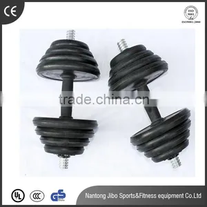 2015 Hot Sale Deluxe Rubber Wholesale Dumbbell for Sale thumbnail-1