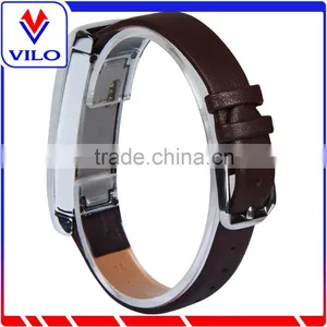 2016 Genuine Leather Replacement Band for Fitbit Alta With Metal Frame thumbnail-4
