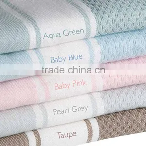Striped Style 100% Cotton Material Turkish Hammam Towel thumbnail-1