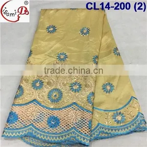 CL14-200 Top Sell Good Quality Nigerian George Lace Fabric,fashionable African George Lace Fabric thumbnail-2