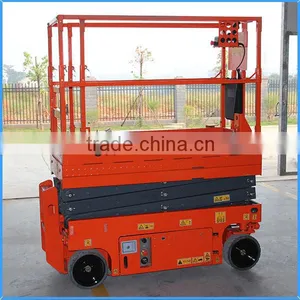 Four-wheel Scissor Lift With Low Price thumbnail-1