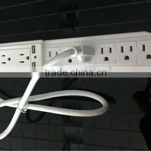 Cost Effective High Quality 8Outlests With Two USB Protable Sockets thumbnail-1