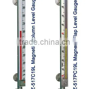 UHZ 517C19 Magnetic Level Gauge PPR Lined for Hcl Tank Liquid Level Indicator thumbnail-1