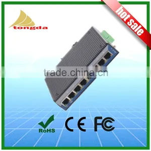 8 Port Din-Rail 100Base Hardened Unmanaged Industrial Network Switch thumbnail-2