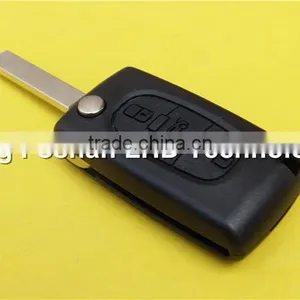 3 Button Flip Key Remote Case Fob Shell for Citroen C4 C5 C6 C8 Picasso Key Blank thumbnail-4