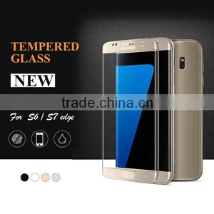 Hot for Samsung S7 Edge 3D Curved Tempered Glass 0.3mm Thickness 9H 2.5D Full Coverage for Galaxy S7 Curved Screen Protector thumbnail-1