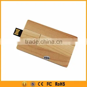 Wholesale Wooden Business Card Usb Flash Drive 8gb thumbnail-2