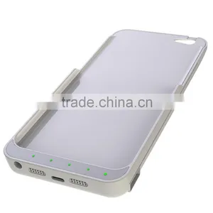 Wholesale Cheap China 6000 MAh External Battery Door Back Cover for IPhone 6, Charger Power Bank Plastic Case for IPhone 6 thumbnail-1