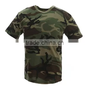 Camouflage Cotton Shirt Short Sleeve French Military Army Clothing thumbnail-1