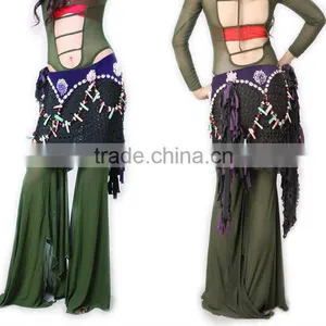 SWEGAL Belly Dance Costume Belly Dance Hip Scarf,tribal Belly Dance Hip Scarf SGBDW120023 thumbnail-1