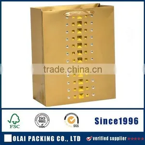 Customized Printed Paper Bags for Shopping and Packaging in Yiwu thumbnail-1