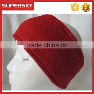 A-120 Polar Fleece Sport Winter Ear Warmers for Running Skating Fleece Headband Earmufs Athletic Fleece Headband thumbnail-1