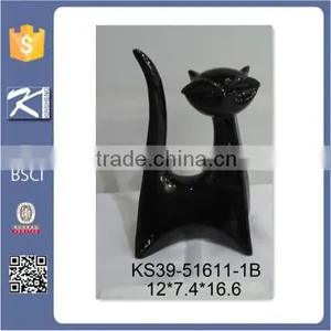 New Style Porcelain Cat Figurines Home Decoration thumbnail-2