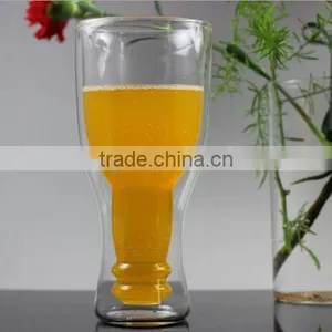 New Design Double Wall Glass Cups With Handle thumbnail-1