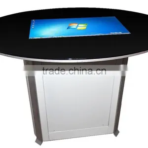 21.5inch Capacitive Touch Screen Touch Table for Windows and Android OS ,the Whole Top of Table is Tempered Glass thumbnail-1