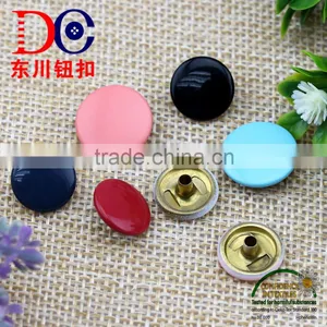 Wholesale Metal Button Customized Copper Spray 4 Parts Clothes Spring Snap Fastener thumbnail-5