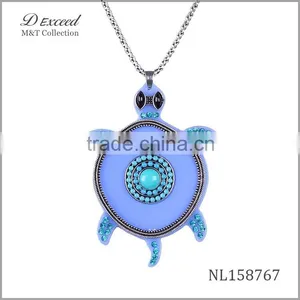 Yiwu Wholesale Cute Plastic Tortoise Pendant Necklace NL158762-8 thumbnail-6
