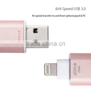 2016 New Style OEM Otg Usb Flash Drives Otg Flash Sticks 3 in 1 Otg Usb for Iphone/android/PC thumbnail-5