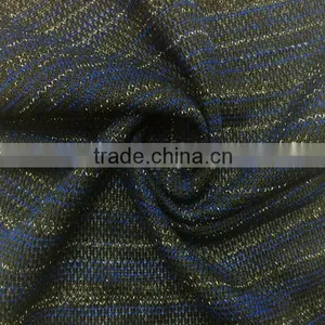Gold Silk Loop Gage Slub Thick Needle Terry Knitting Sweater Fabric thumbnail-1