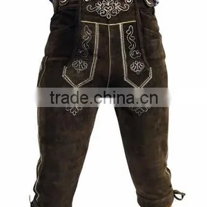 Bayrische Lederhose / Oktoberfest Trachtenlederhose / Bavarian Trachten Lederhosen thumbnail-1