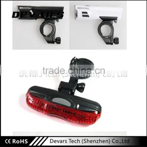 2016 High Quality and Super Bright Sllicone Bicycle Light With Battery thumbnail-4