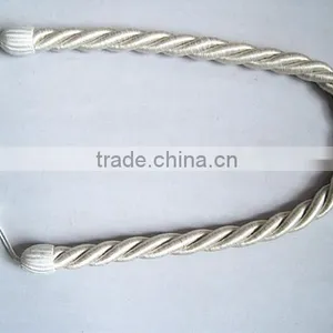 HIGH QUALITY DECORATIVE COTTON TIEBACK ROPE FOR CURTAIN thumbnail-1