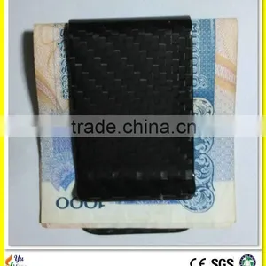 Customized Glossy 100% Real Carbon Fiber Money Clip thumbnail-1