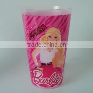 Eco-friendly 14OZ Plastic Drinking Tumbler With Full Color Heat Transfer Printing thumbnail-1