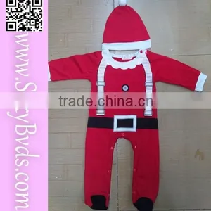 High Quality Baby Red Jumpsuit Kids Christmas Party Dresses thumbnail-1