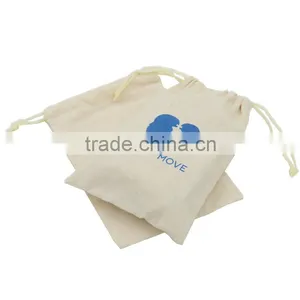 Screen Printed Cotton Drawstring Pouch and Cotton Bags Most Popular thumbnail-4
