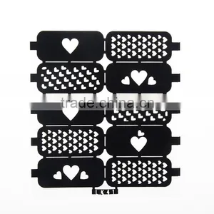 Heart to Feel Private Label Hollow Stencil Nail Sticker for Girls thumbnail-1