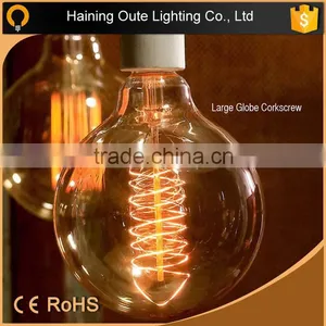 Edison Bulb G95 Bare Bulb Used in Living Room Chandelier Lamp thumbnail-1