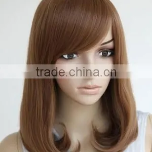 Short Fashion Hair Silky Straight Synthetic Wigs African American Hair thumbnail-1
