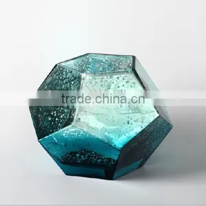 Glass Vase in Geometric Shape thumbnail-1